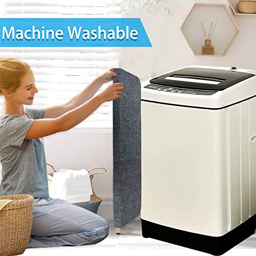 Bullnose Self-Adhesive Stair Treads Carpet Non-Slip And Perfect For Indoor Wooden Steps, Washable And Removable Stair Rugs For Elders And Dogs,9"X36" Set Of 15, Grey #TOP3