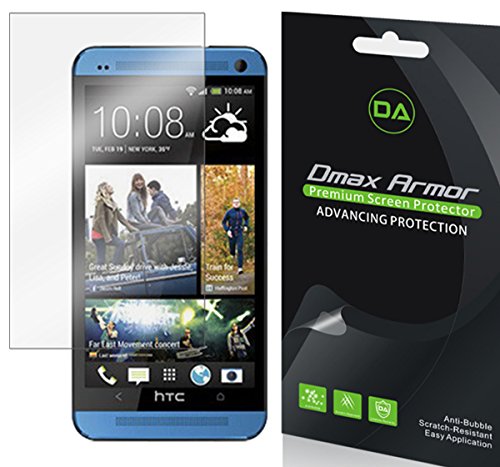 [6-Pack] Dmax Armor for HTC One Remix Screen Protector Anti-Bubble High Definition Clear Shield