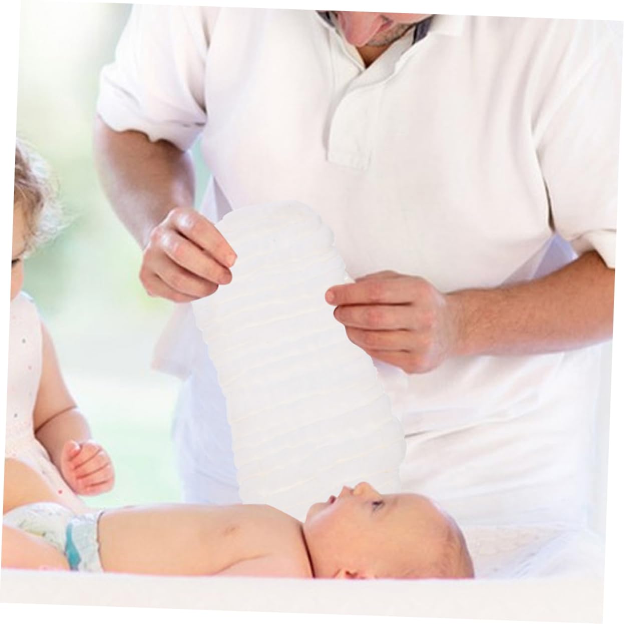 ULDIGI Cotton Diaper Liners for Pack Reusable Diaper Inserts Newborn Infant Soft Breathable Easy Wash