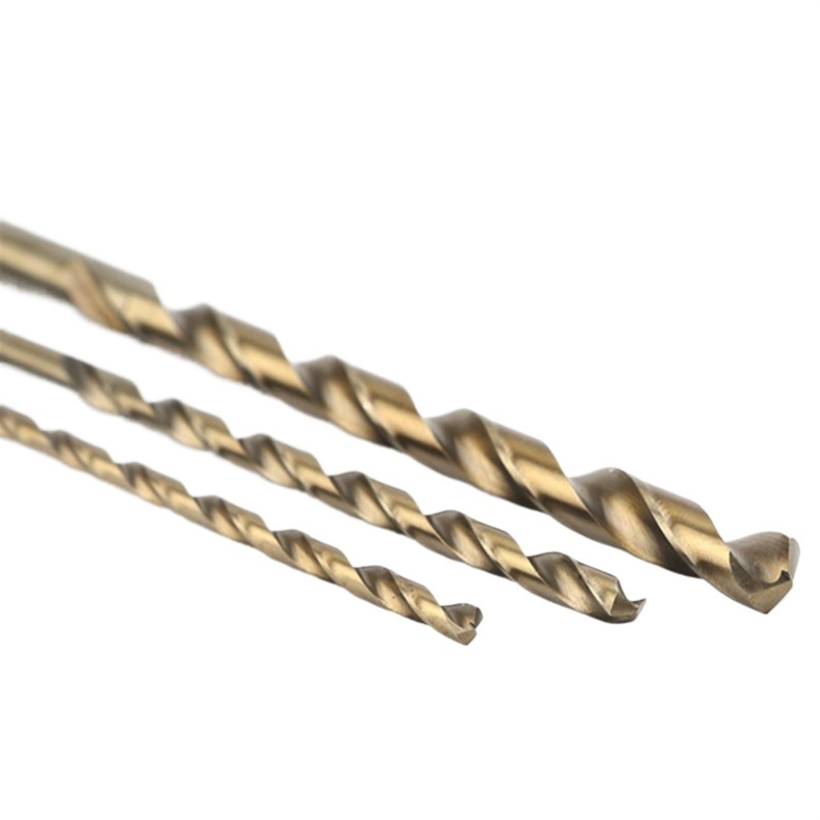 Werkzeuge 1 Stück 5 mm - 14 mm x 450 mm HSSCO 5 % Kobalt M35 lange Spiralbohrer für Edelstahl legierter Stahl und Gusseisen (14 mm 1 Stück)