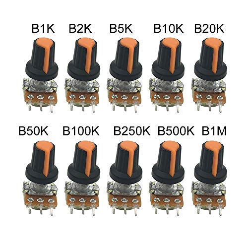 MCIGICM 5K 10K 50K 100K 500K Potentiometer knob Linear Potentiometer