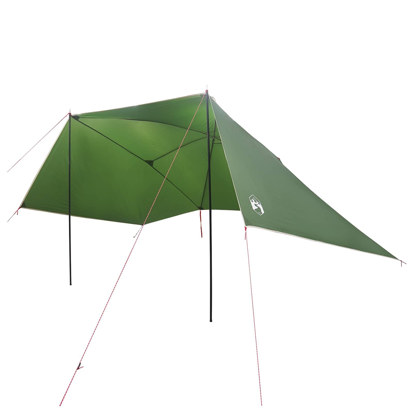 Tienda de coche verde 308 x 215 x 220 cm poliéster y acero