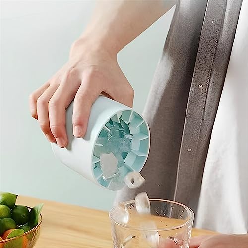 Bandeja para cubitos de hielo en silicona gris con sistema de congelación rápida. 5