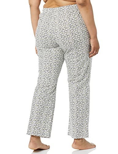 Image of Amazon Essentials Women's Cotton Pajama Pants, Breathable Poplin Sleep Pant with Drawstring Elastic Waist