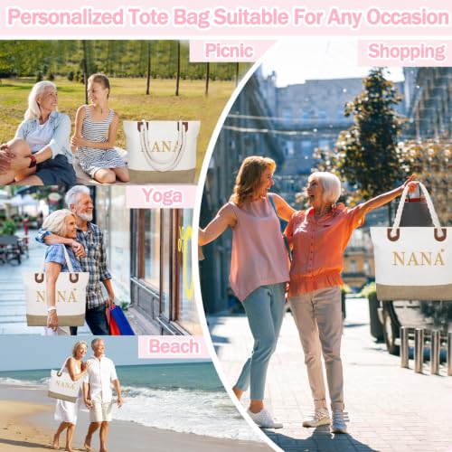 Bolso Tote para Nana con Cierre y Correa Ajustable miniatura 6