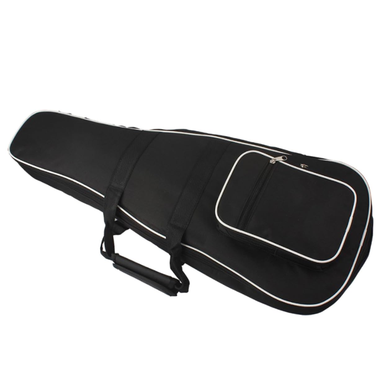 Mandolinenkoffer aus Oxford Stoff, Gepolstert, Schwarz für Mandoline