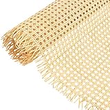 Cane Webbing Roll Rattan - Caning Material for Chairs Sukh 13' Width Cane Webbing Woven Open Mesh Cane Rattan Webbing Cane Webbing Sheet for Chairs,Cabinet 3.3 FEET