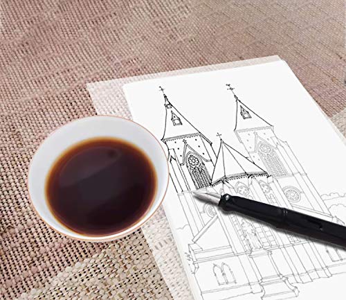 Translucent Vellum Paper 8.5 x 11 Inches, 50 Sheets Printable Transparent Vellum Paper for Printing Sketching Tracing Drawing Animation