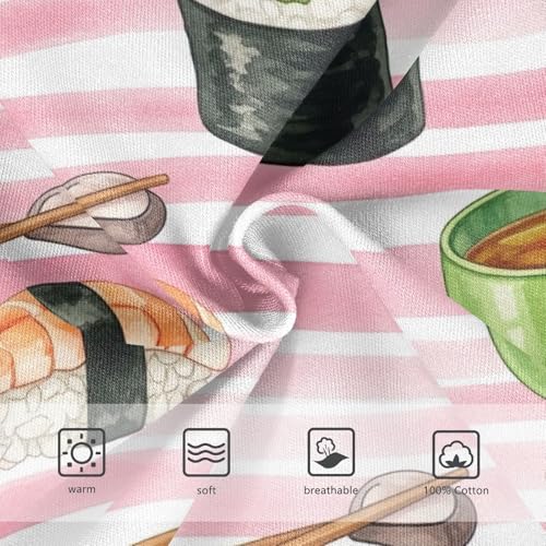 ODAWA Sushi Pink Tag Free Toddler Briefs Cotton, 2T Underwear3