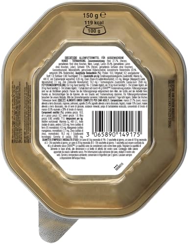 CRAVE Hund Schale Pastete mit Lamm und Rind 3 x 7 x 150g