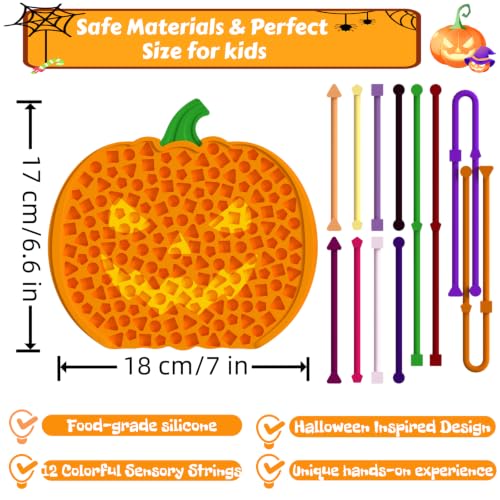 Halloween Fidget Toys Pumpkin Sensory Activity Board for Kids - image 6