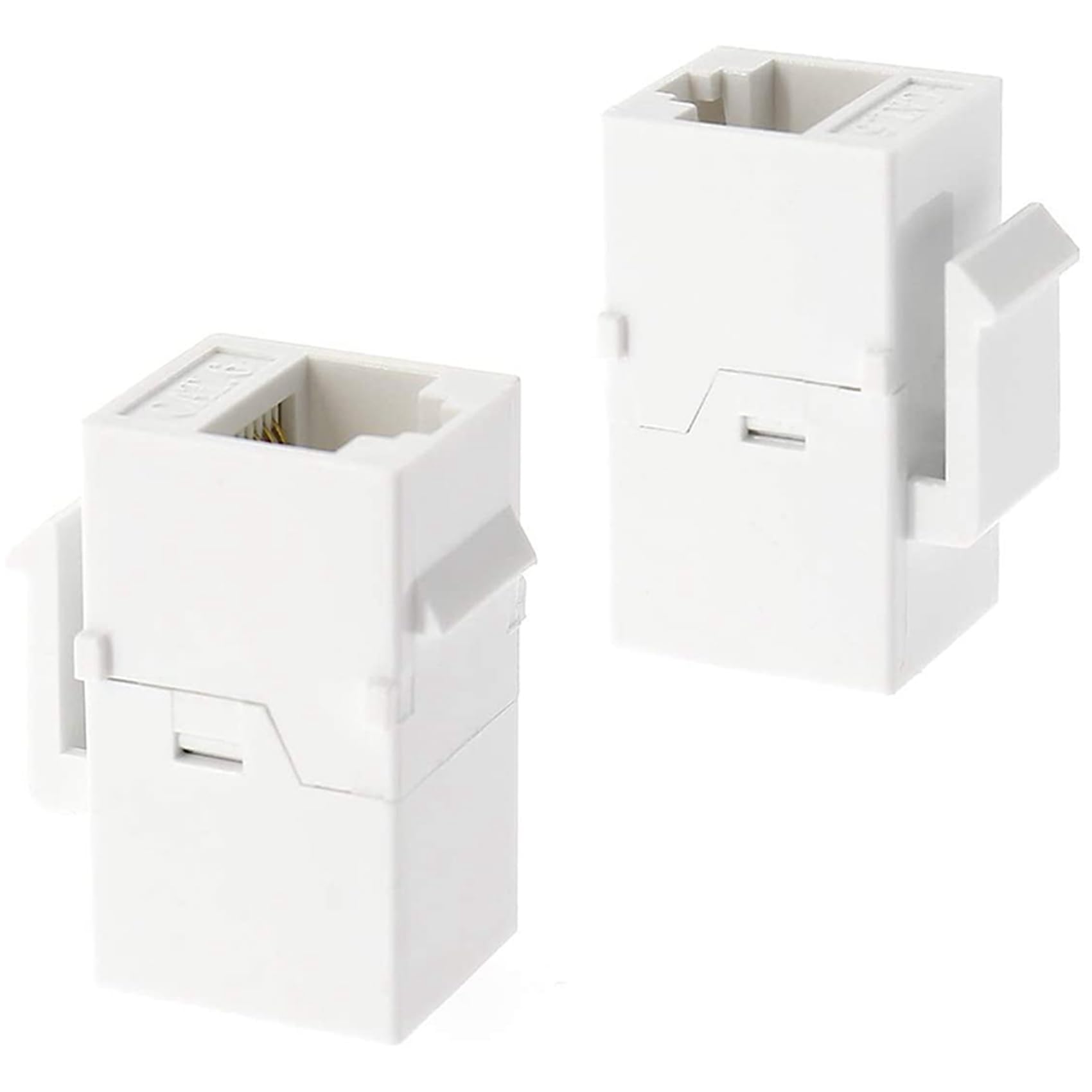 Coupleur Clé de Voûte Ethernet, 100 Paquet Cat6 Rj45 Jack Connecteurs Femelles