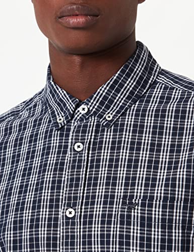 MUSTANG Clemens Two Clr Chk Camicia, Blu Scuro, L