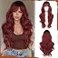 Black with Burgundy Red Gradient