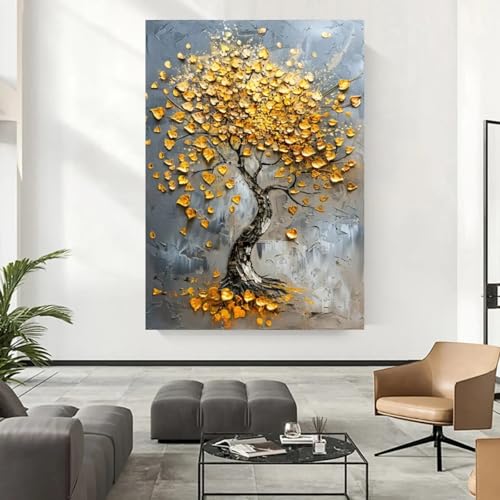 Toile arbre de la fortune abstrait pour créer une ambiance sereine chez soi