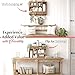 Felt Creative Home Goods Farmhouse Medicine Cabinet Organizer – Rustic Chicken Wire Wall Shelf with Hooks | Apothecary Shelf & Bathroom Wall Cabinet for Vintage Storage Farmhouse Shelves