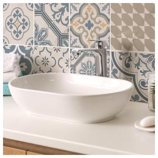 Adhesivos para Azulejos de Baño y Cocina 24 piezas 10x10 cm - PS00086 Decoración de pared Adhesivo de PVC impermeable Azulejos de cemento Mosaico