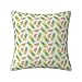 Housse De Coussin Pastèque Doodles Échelles pointillées Taies d'oreiller Décoratives Coussin Canapé pour Canapé Maison Salon Chambre Décoration D'Intérieur, 45x45 cm