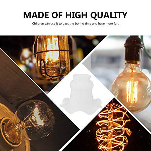 PIXNOR E27 Lustre Abajur de Lírio de Substituição Abajur Tampa Do Suporte 13. 5X10cm para Luz Pendur
