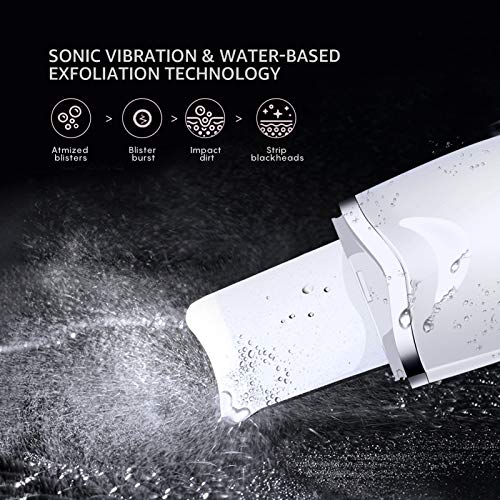 Skin Scrubber - Skin Spatula, Blackhead Remover Pore Cleaner with 4 Modes, Facial Scrubber Spatula, Comedones Extractor… - immagine 6