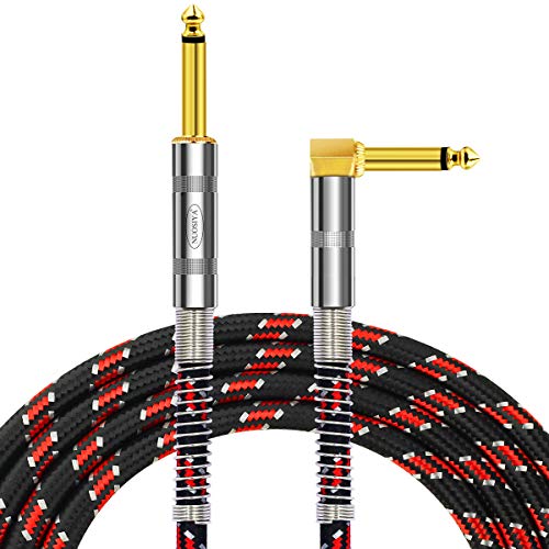 Guitar Cable, NUOSIYA Guitar Cord 10 Ft, Pro Mono Gold-Plated Plug Audio Cord