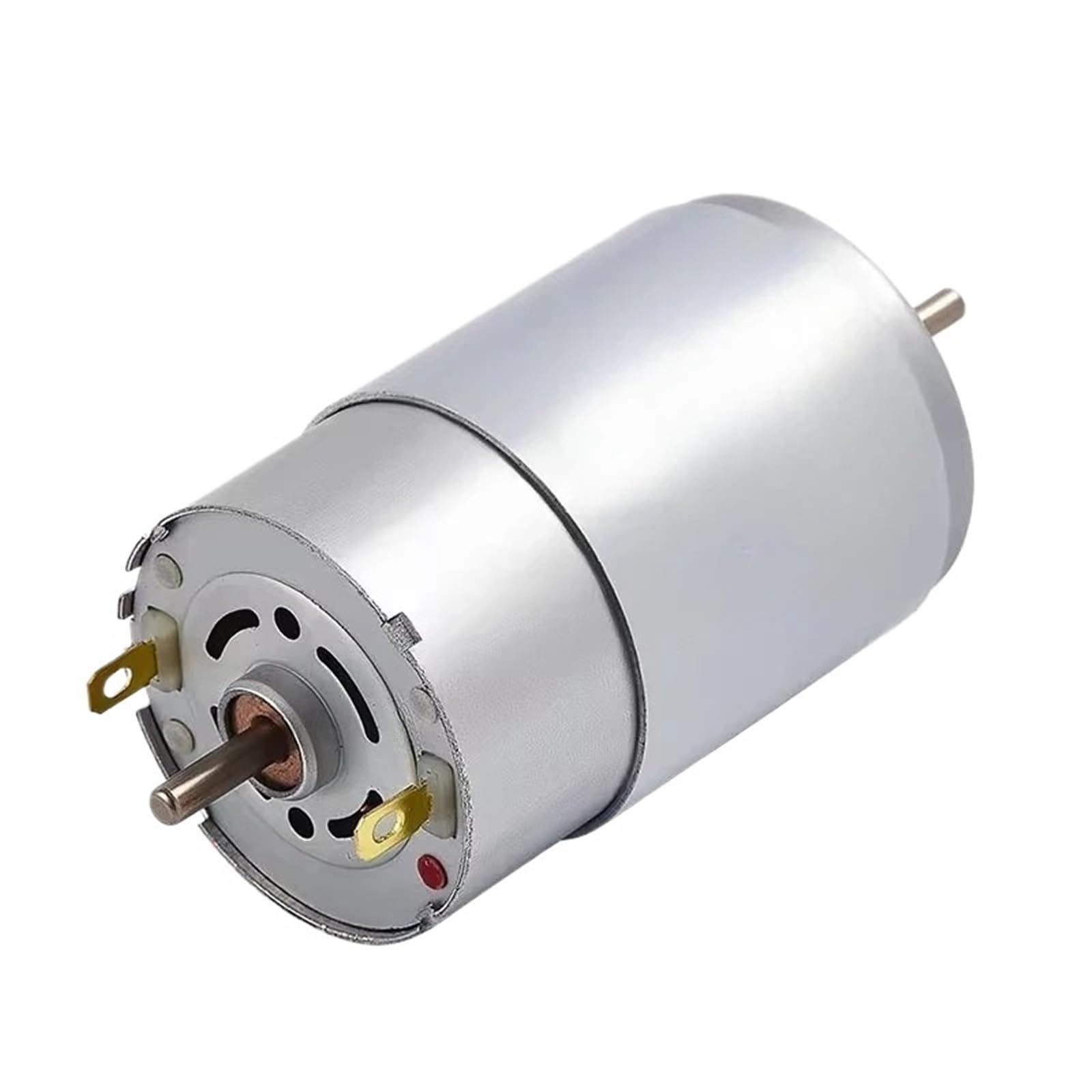 1 x silnik hamujący mikro DC 555, dwuosiowy silnik o dużej prędkości 12 V 24 V, mały silnik (12 V 8000 obr./min)