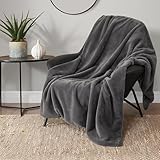 pelliccia visone grigio naturale Regalo perfetto: questa coperta in pelliccia sintetica è una scelta ideale per occasioni speciali e gesti premurosi