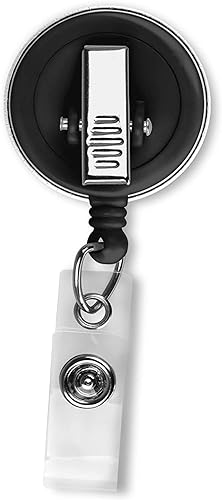 Soporte retráctil para tarjetas de identificación con clip de cocodrilo, carrete decorativo de identificación con nombre de enfermera con clip en