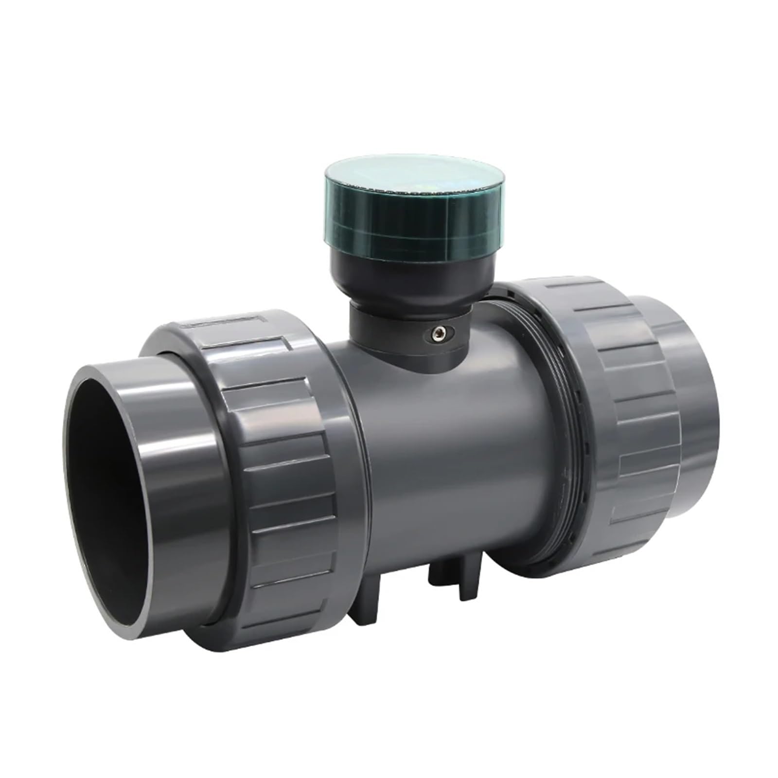 Medidor De Flujo con Pantalla Digital Inteligente De Alta Precisión, DN25-80, Medidor Electrónico RS485, Sensor De Flujo De Agua LCD For Riego De Granja/jardín(DN25,Without Display)