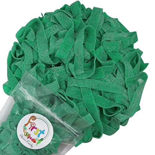 Variety Color Sour Gummy Belts (Green Apple, 1 LB) - image 1
