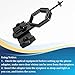 ToopMount Universal Smartphone Adapter Cell Phone Adapter Mount, Compatible Binocular Monocular Spotting Scope Telescope Microscope, Astronomical Telescope, for Record Nature World Black