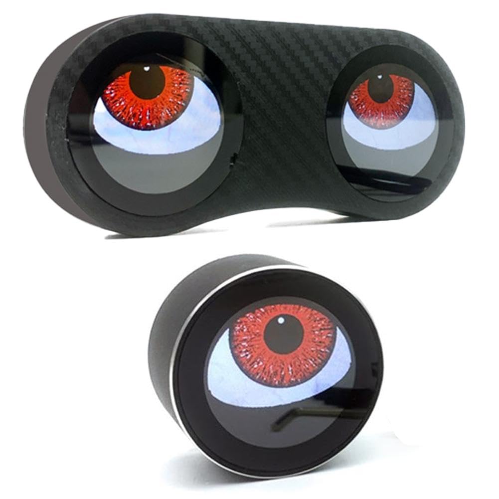 Demon Eye Bikes Taillight,Demon Eyes Cycling Light,Muti Colors Modes and DIY Personalized Light Display, USB Rechargeable,For Most Smart Bikes,Cycle