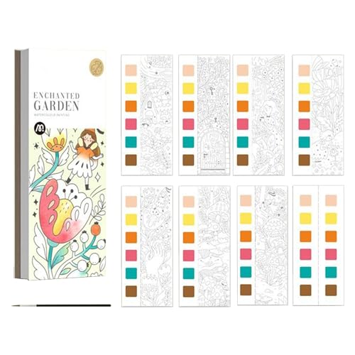 Libro de ejercicios de acuarela para adultos y principiantes -Libro práctico para aprender pintura de agua, modelos a seguir, técnicas de paso por paso, arte relajante y desarrollo creativo