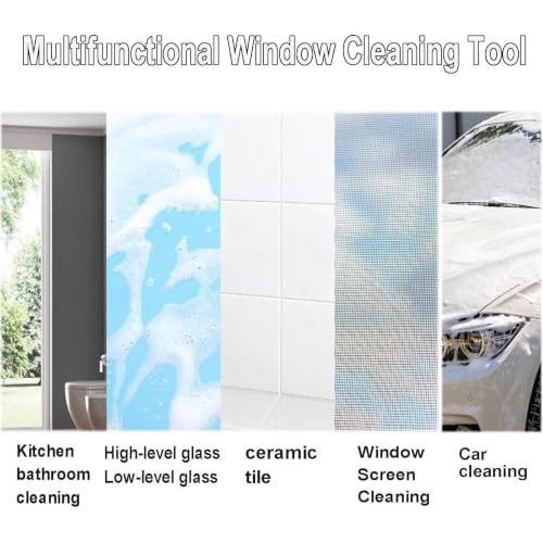 Limpiar cristales de ventanas con depósito integrado: la solución retráctil para tu hogar 8