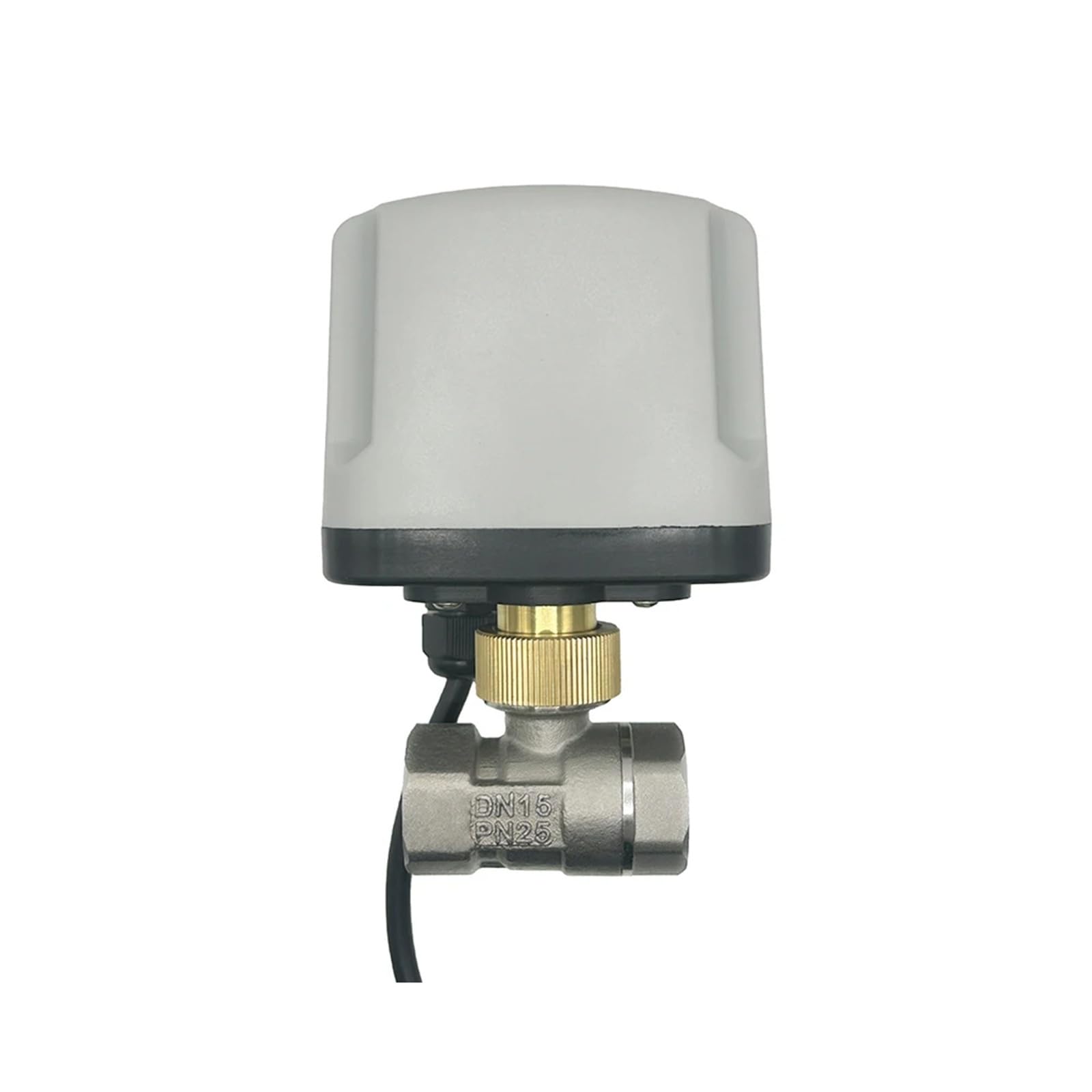 Vanne motorisée 1/2 boisseau sphérique inox DC12V à coupure automatique