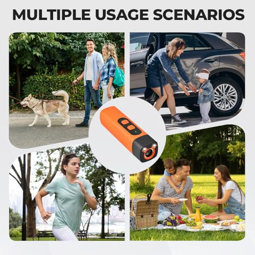 Antibell Ultraschall Gerät, 2025 Neu Ruhemeister Pro Hundeabwehr Ultraschall, Schonendes Ultraschall-Training für Ruhiges Zuhause mit 3 Frequenzen LED-Lampe für Kleine Mittel Große Hunde (2)