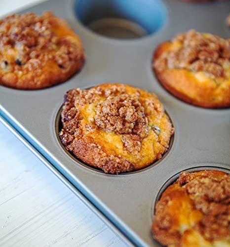 G & S Metal Products Company Ovenstuff Non-Stick 6 Cup Jumbo Muffin Pan - American-Made #TOP4