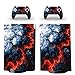 AXDNH PS5 Skin Digital Edition PVC-Wickelabdeckung Aufkleber Verkehrszeichen Gekritzel, Aufkleber Für Playstation 5 Konsole & 2 Controller Haut,0531