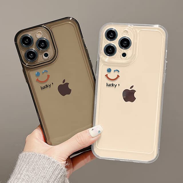 Coque transparente pour iPhone 11 Pro fine et jolie pour femmes et adolescentes