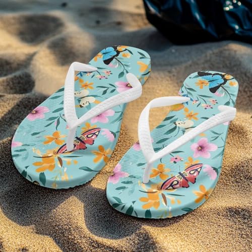 Women's Flip Flops Bathroom Beach Slippers for Lady Indoor & Outdoor Flip-Flops with EVA Sole4