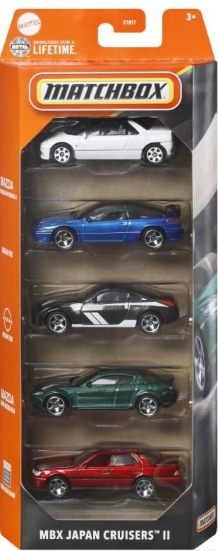 Amazon.com: Matchbox MBX Japan Cruisers II 5 Pack [1992 Mazda