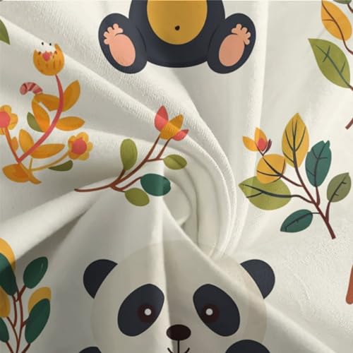 Housse de couette microfibre singe de qualité supérieure lit simple