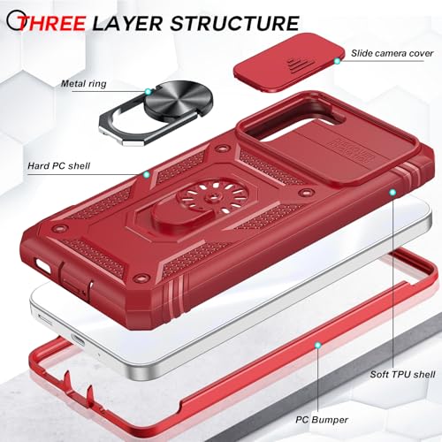 Coque de téléphone S21 FE robuste au design ajusté haute protection - 4
