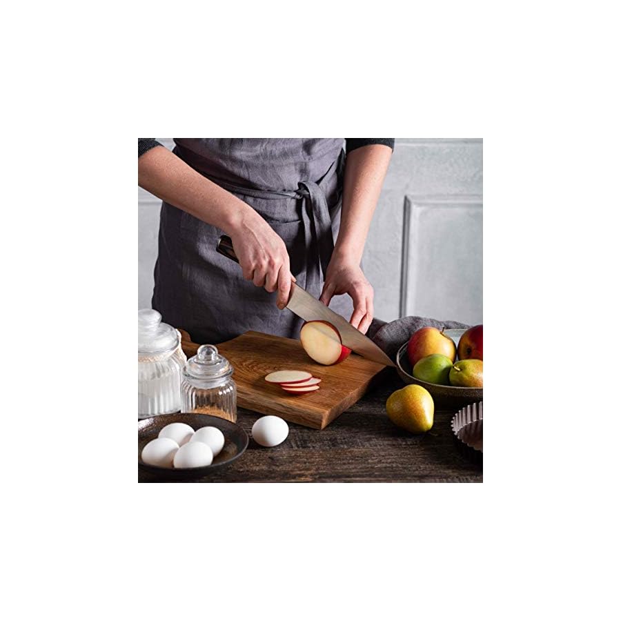 PAUDIN Chef Knife, 8 Inch High Carbon Stainless Steel Sharp Kitchen Knife with Ergonomic Handle, Gift Box for Family & Restaurant