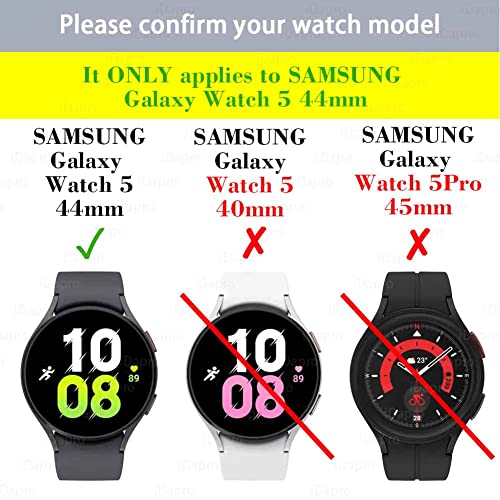 Idapro W5-44 Screen Protector For Samsung Galaxy Watch 7/6/5 44Mm 44 Mm Smartwatch [4 Pack] Tempered Glass Anti-Scratch Bubble-Free Easy Installation thumb #1