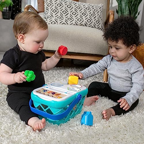 Baby Einstein + Hape Magic Touch Toy Shopping Basket for Kids, with Real Sounds and Music, Shape Sorter, Fine Motor Skill Development, Ages 1, 2, 3, 4+ by Baby Einstein - Image 2