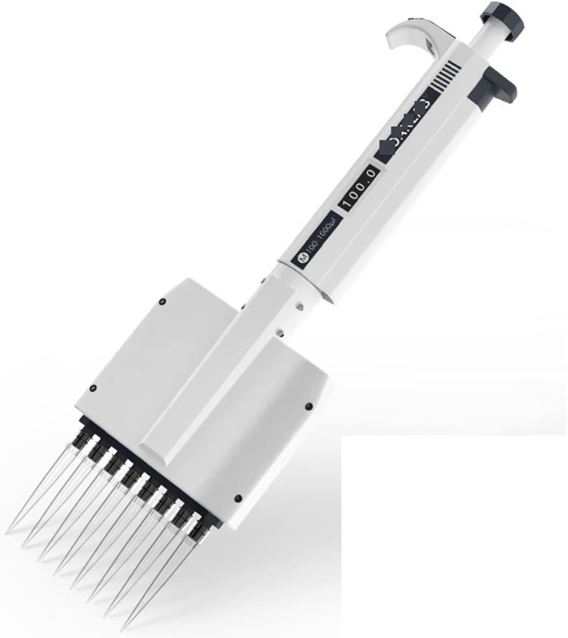 Multichannel Pipette Lab Equipment Manual Digital Adjustable Micropipette 8 Channels Pipette(0.5-10ul)
