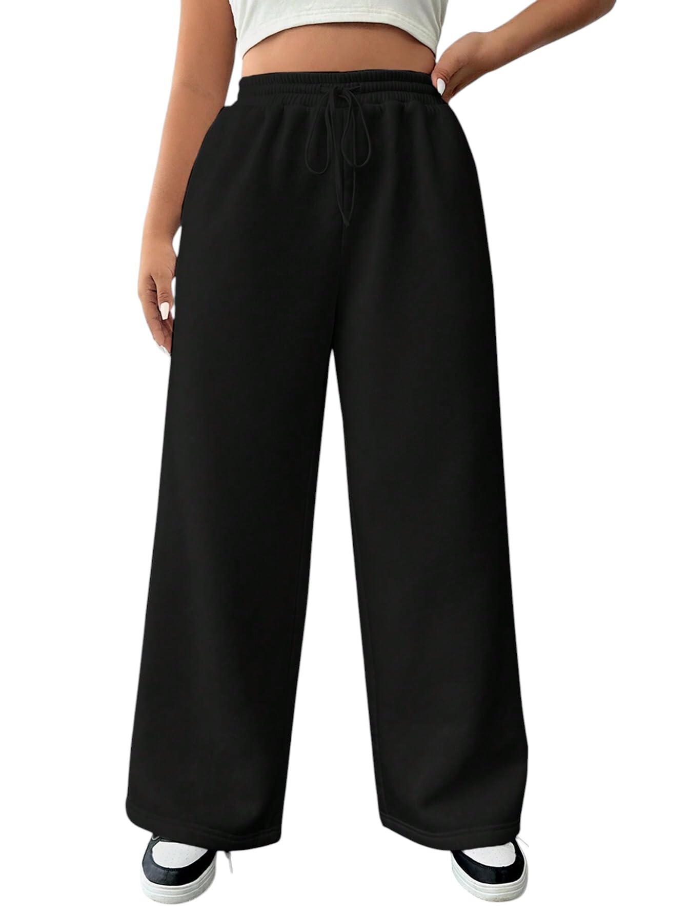 irondye Solid Cotton Blend Women Sweatpants Athleisure Track Pant Sweatpants-picture-29