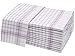 Produktbild ZOLLNER 12er Set Geschirrtücher, 65x70 cm, Baumwolle, rot blau weiß kariert