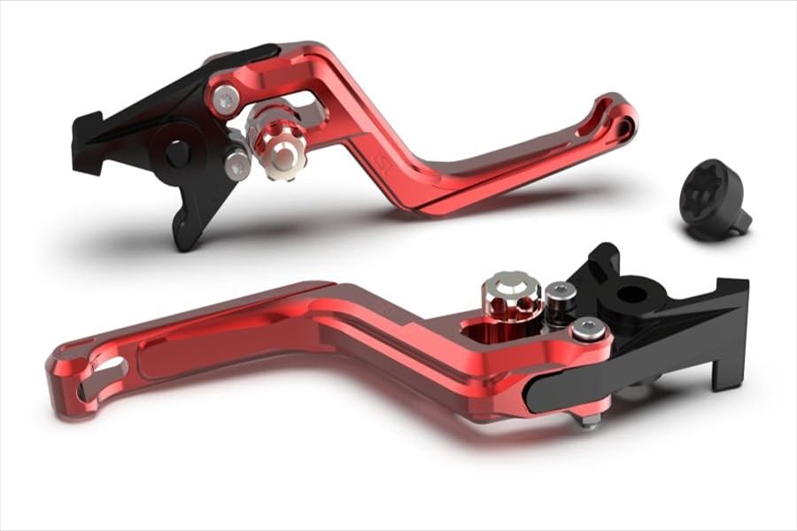 LSL ERG Lever Red/Silver/Red Z900RS/Cafe18-21/Ninja100011-19